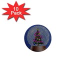 Christmas  Snow 1  Mini Magnet (10 pack)  Front