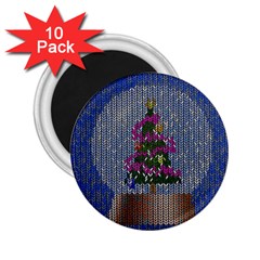 Christmas  Snow 2.25  Magnets (10 pack) 