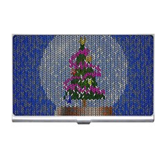 Christmas  Snow Business Card Holder