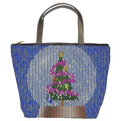 Christmas  Snow Bucket Bag