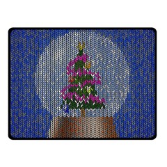 Christmas  Snow Double Sided Fleece Blanket (Small) 