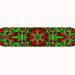 Christmas Kaleidoscope Pattern Large Bar Mats by Wegoenart