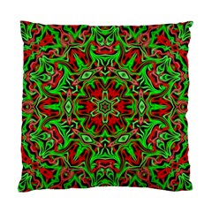 Christmas Kaleidoscope Pattern Standard Cushion Case (one Side) by Wegoenart