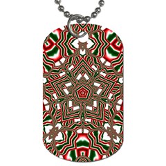 Christmas Kaleidoscope Dog Tag (One Side)