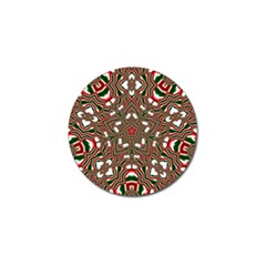 Christmas Kaleidoscope Golf Ball Marker (4 pack)