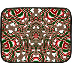 Christmas Kaleidoscope Fleece Blanket (Mini)