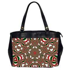 Christmas Kaleidoscope Oversize Office Handbag (2 Sides)