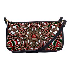 Christmas Kaleidoscope Shoulder Clutch Bag