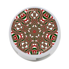 Christmas Kaleidoscope 4-Port USB Hub (One Side)