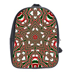 Christmas Kaleidoscope School Bag (XL)