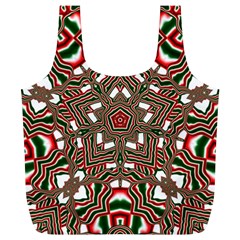 Christmas Kaleidoscope Full Print Recycle Bag (XL)