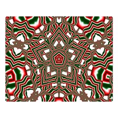 Christmas Kaleidoscope Double Sided Flano Blanket (Large) 