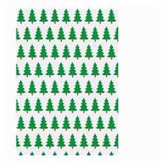 Christmas Background Christmas Tree Small Garden Flag (two Sides) by Wegoenart