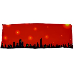 City Light Night Lights Evening Body Pillow Case Dakimakura (two Sides) by Wegoenart