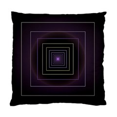 Fractal Square Modern Purple Standard Cushion Case (one Side) by Wegoenart