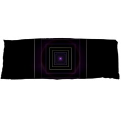 Fractal Square Modern Purple Body Pillow Case Dakimakura (two Sides) by Wegoenart