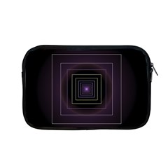 Fractal Square Modern Purple Apple Macbook Pro 13  Zipper Case by Wegoenart