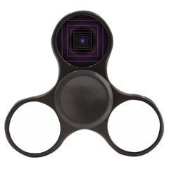 Fractal Square Modern Purple Finger Spinner by Wegoenart