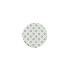 Green Dots Modern Pattern Paper 1  Mini Buttons