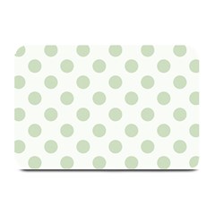 Green Dots Modern Pattern Paper Plate Mats by Wegoenart