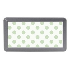 Green Dots Modern Pattern Paper Memory Card Reader (mini) by Wegoenart