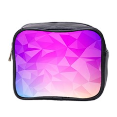 Low Poly Triangle Pattern Mini Toiletries Bag (two Sides) by Wegoenart