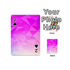 Low Poly Triangle Pattern Playing Cards 54 (mini) by Wegoenart