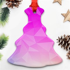 Low Poly Triangle Pattern Ornament (christmas Tree)  by Wegoenart