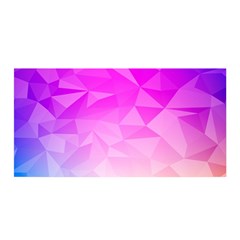 Low Poly Triangle Pattern Satin Wrap by Wegoenart