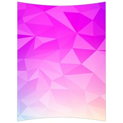 Low Poly Triangle Pattern Back Support Cushion by Wegoenart