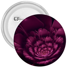 Fractal Blossom Flower Bloom 3  Buttons by Wegoenart