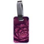 Fractal Blossom Flower Bloom Luggage Tags (Two Sides) Back