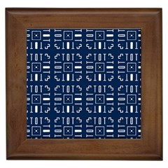 Pattern Background Abstract Design Framed Tiles by Wegoenart