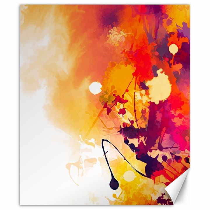 Paint Splash Paint Splatter Design Canvas 20  x 24 