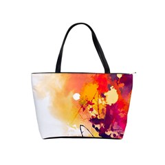 Paint Splash Paint Splatter Design Classic Shoulder Handbag by Wegoenart