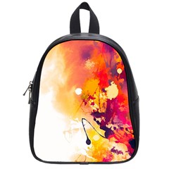 Paint Splash Paint Splatter Design School Bag (small) by Wegoenart