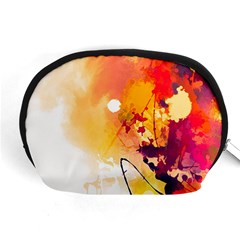 Paint Splash Paint Splatter Design Accessory Pouch (medium) by Wegoenart