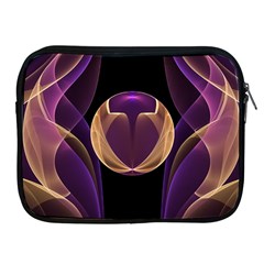 Fractal Glass Ball Bright Sphere Apple Ipad 2/3/4 Zipper Cases by Wegoenart