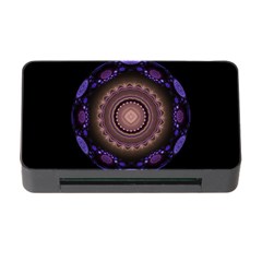 Fractal Neon Blue Energy Fantasy Memory Card Reader With Cf