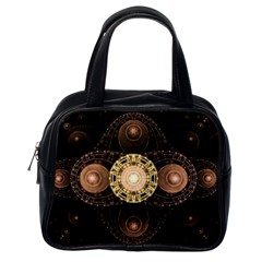 Fractal Design Pattern Fantasy Classic Handbag (one Side) by Wegoenart