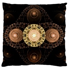 Fractal Design Pattern Fantasy Standard Flano Cushion Case (two Sides) by Wegoenart