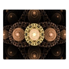 Fractal Design Pattern Fantasy Double Sided Flano Blanket (large)  by Wegoenart