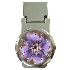 Fractal Rainbow Colorful Pattern Money Clip Watches