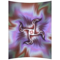 Fractal Rainbow Colorful Pattern Back Support Cushion by Wegoenart