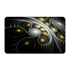 Fractal Bulbs Fantasy Curve Magnet (rectangular) by Wegoenart