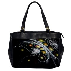 Fractal Bulbs Fantasy Curve Oversize Office Handbag by Wegoenart