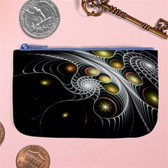 Fractal Bulbs Fantasy Curve Large Coin Purse by Wegoenart