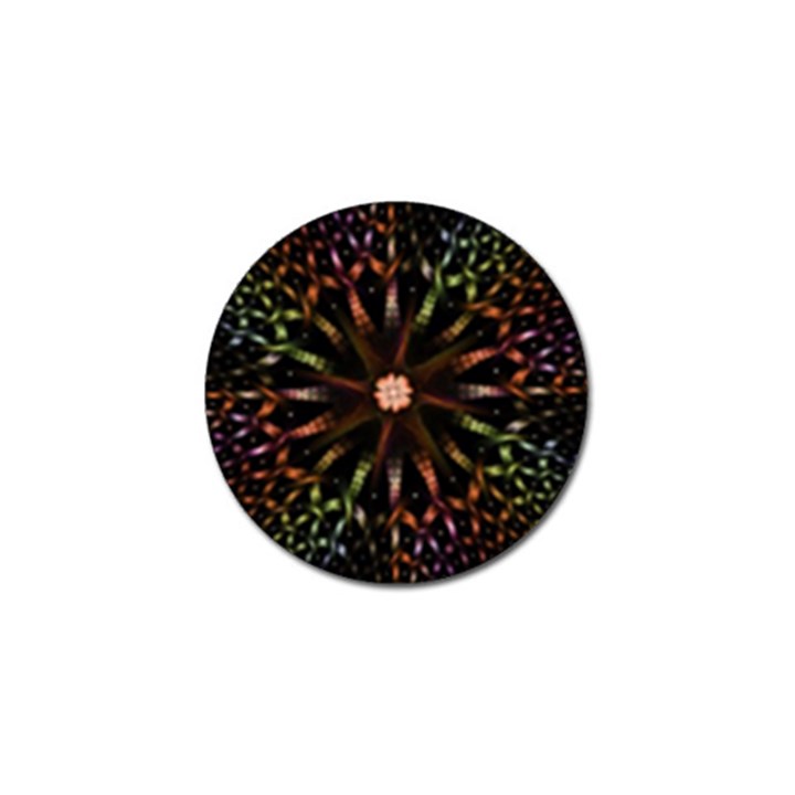 Fractal Colorful Pattern Texture Golf Ball Marker (4 pack)