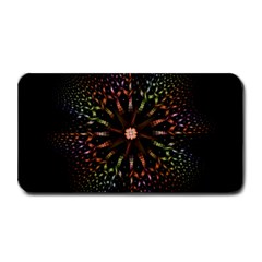 Fractal Colorful Pattern Texture Medium Bar Mats by Wegoenart