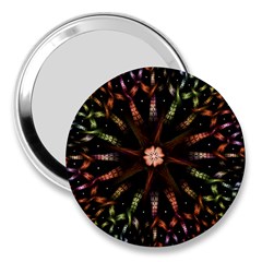 Fractal Colorful Pattern Texture 3  Handbag Mirrors by Wegoenart